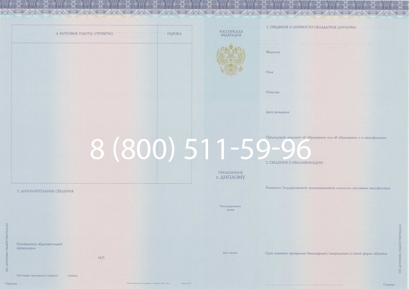Заказать Диплом бакалавра (Киржач) 2014-2026 года в Москве
