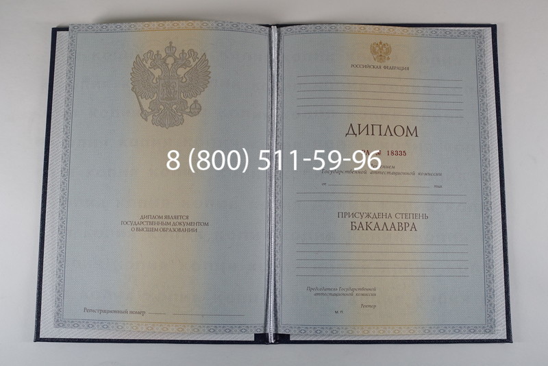 Диплом бакалавра 2012-2013 годов в Москве