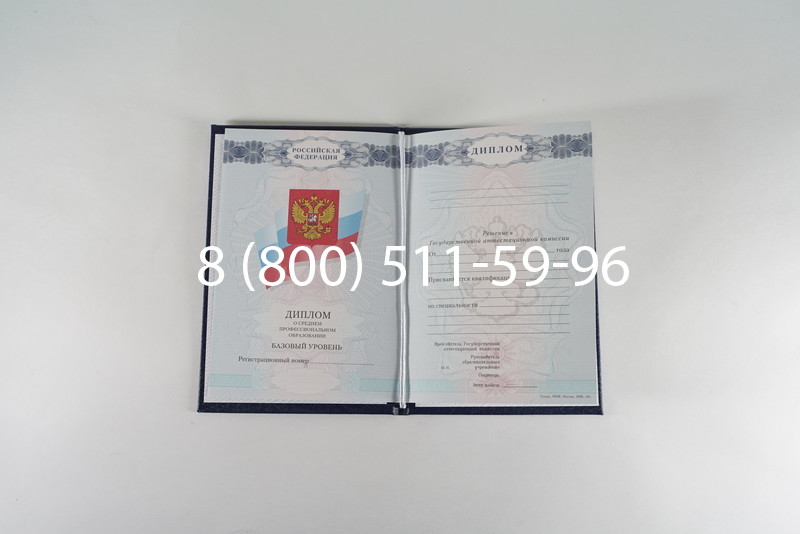 Диплом колледжа 2007-2010 годов в Москве