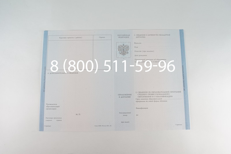 Диплом колледжа 2014-2026 года  в Москве