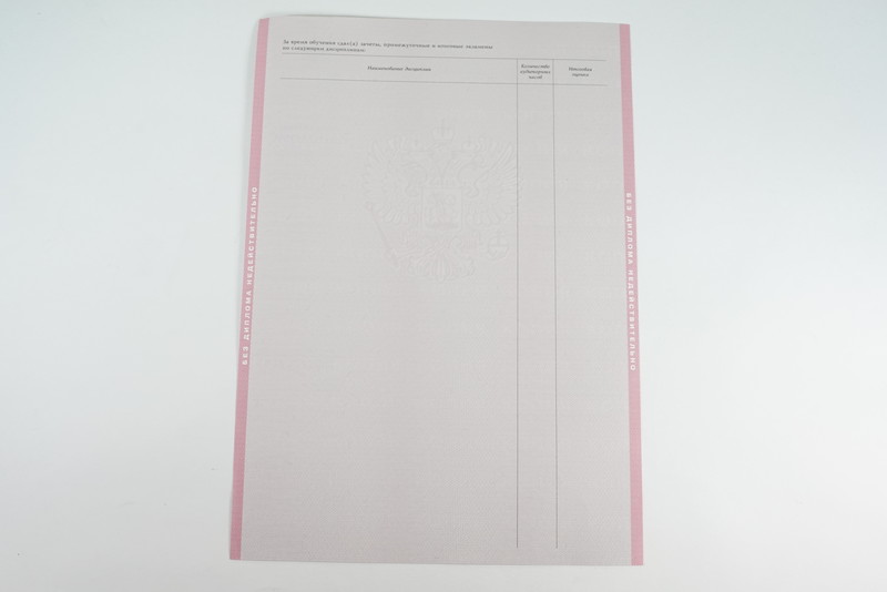 Диплом о среднем образовании 1997-2002 годов в Москве