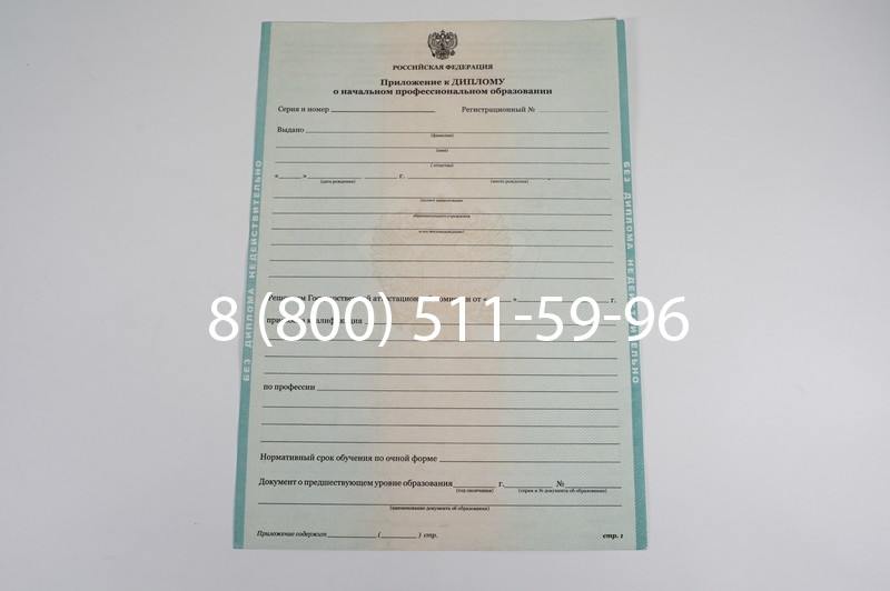 Диплом ПТУ 2014-2026 года в Москве