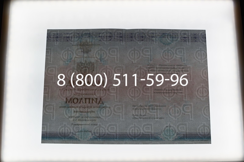 Заказать Диплом техникума 2014-2026 года в Москве